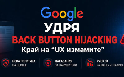 Google удря Back Button Hijacking – Край на “UX измамите”