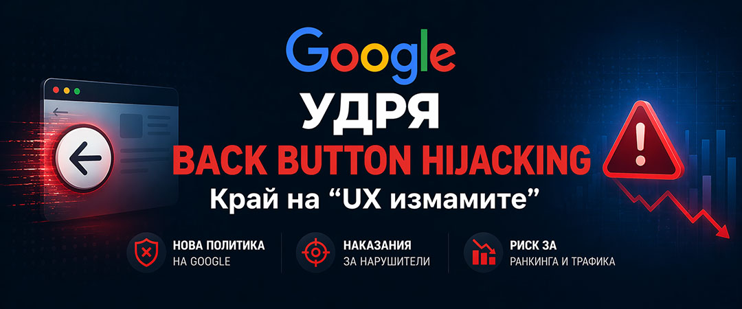 Google удря Back Button Hijacking – Край на “UX измамите”